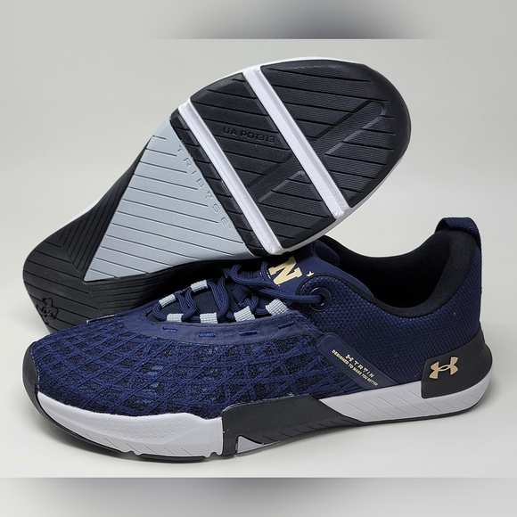 Under Armour TriBase Reign 5 Navy Midshipmen Training Shoes Men's Size 11 New